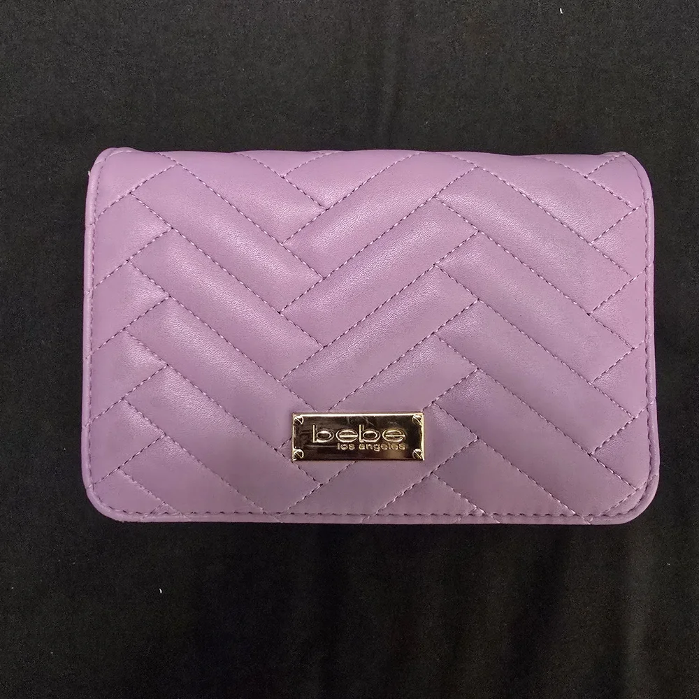 Bebe Purple Quilted Crossbody Bag - Picture 2 of 5